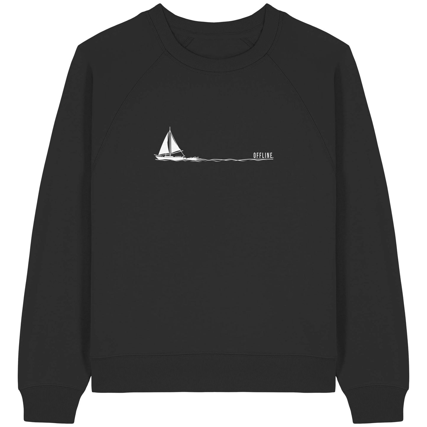 Offline - Damen Organic Raglan Sweatshirt