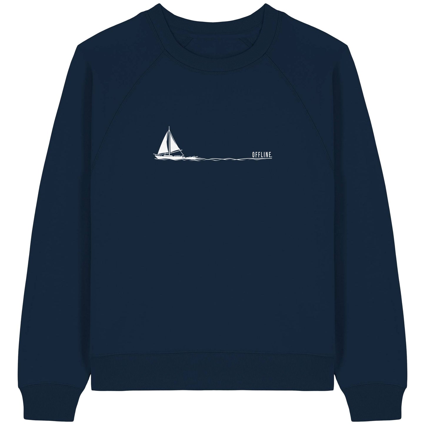 Offline - Damen Organic Raglan Sweatshirt