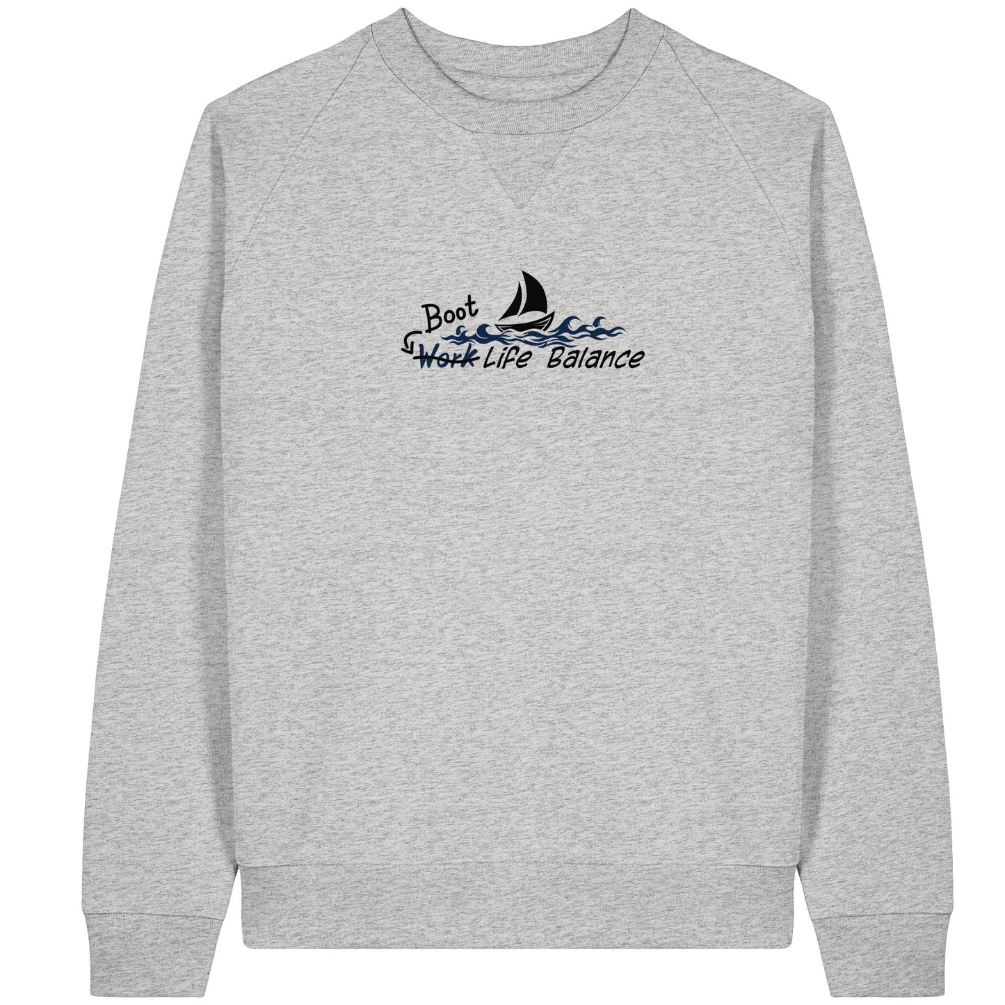 Boot Life Balance - Damen Organic Raglan Sweatshirt