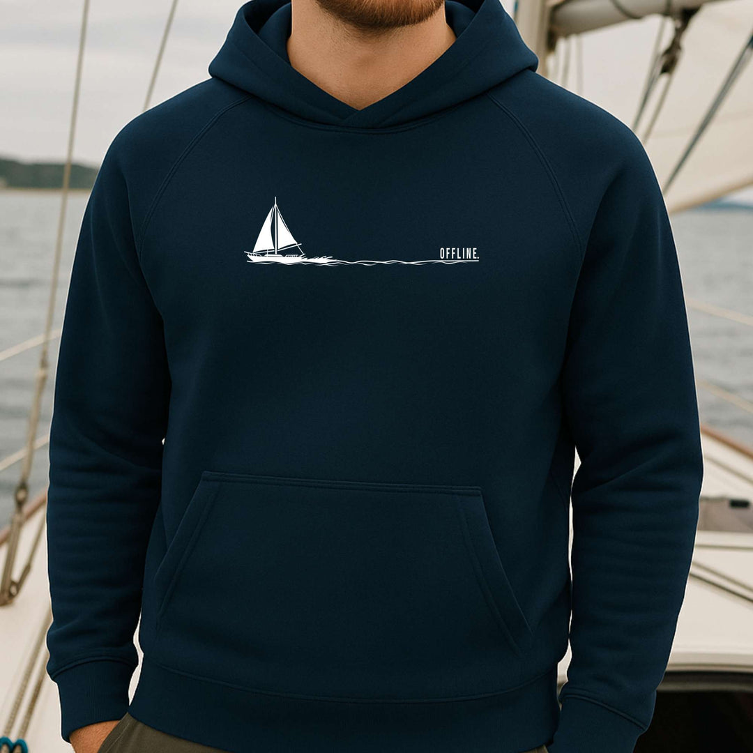Offline – Organic Raglan Hoodie