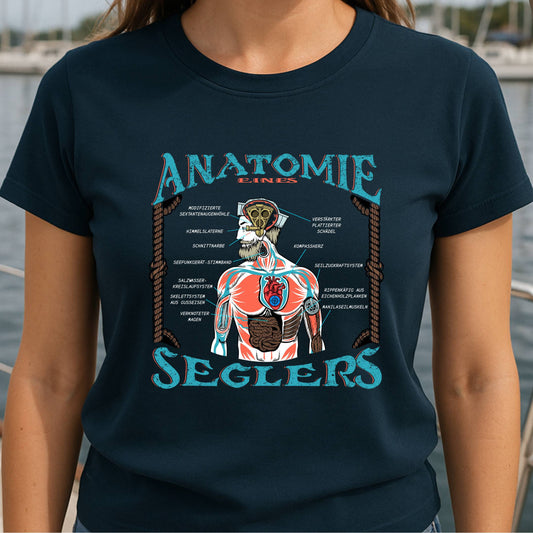 Anatomie eines Seglers - Damen Organic Shirt