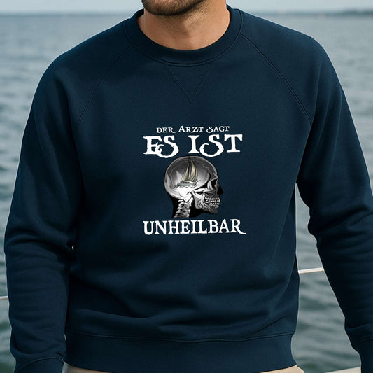 Unheilbar - Unisex Organic Raglan Sweatshirt