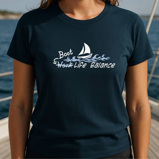 Boot Life Balance - Damen Organic Shirt