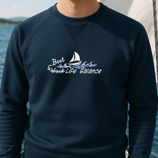 Boot Life Balance - Organic Raglan Sweatshirt