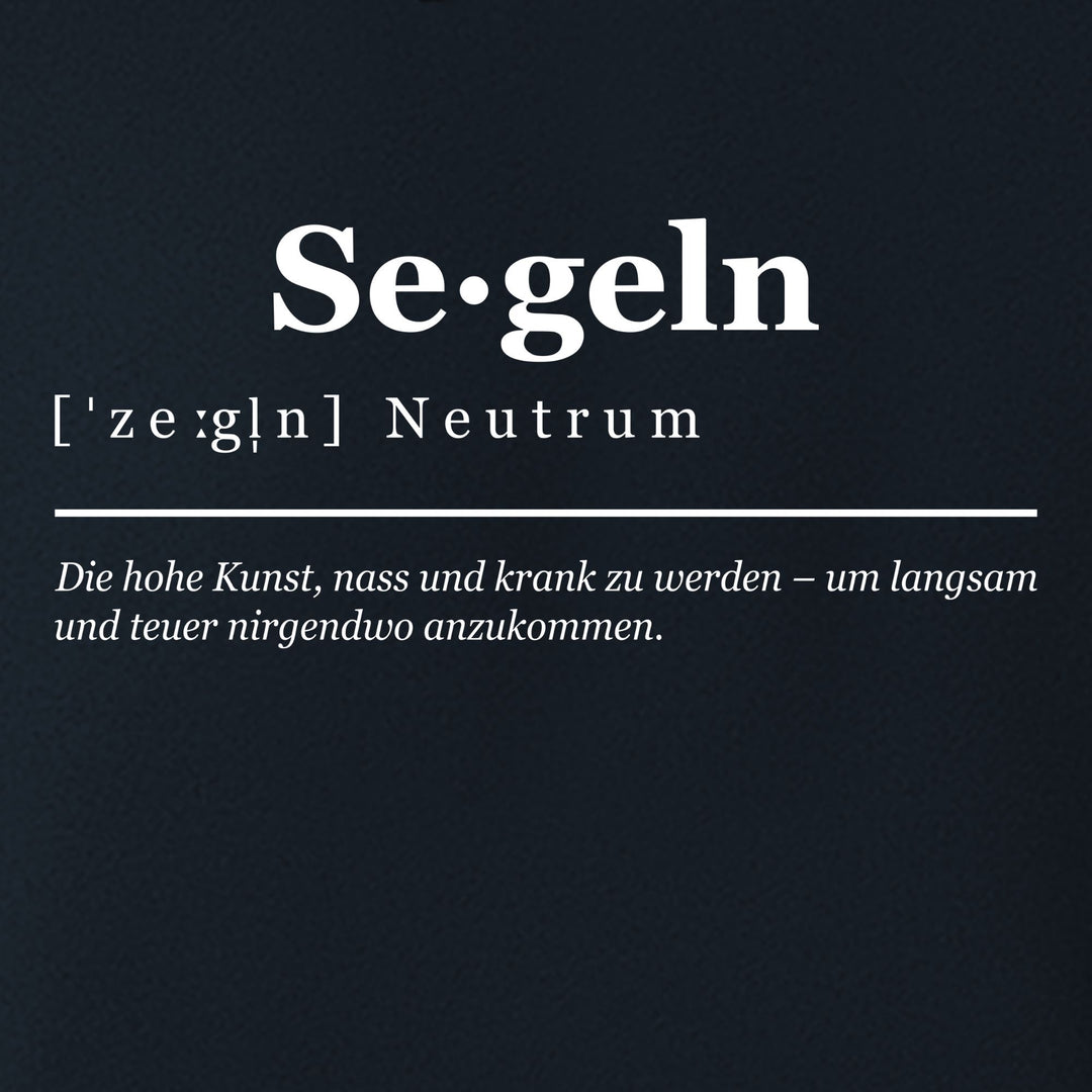 Segeln Definition V1 - Bio Raglan Sweatshirt