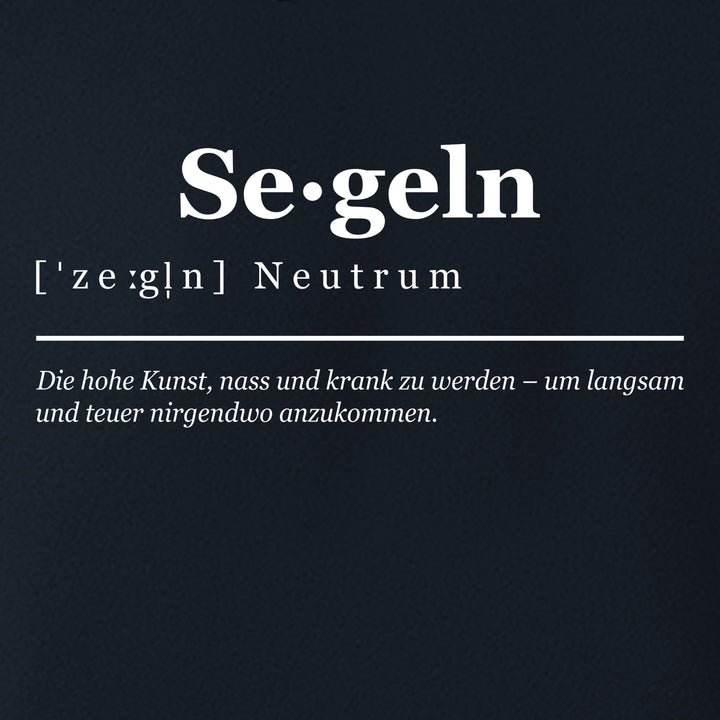 Segeln Definition V1 - Bio Raglan Sweatshirt