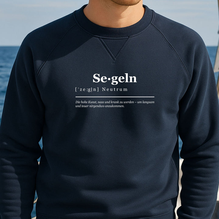 Segeln Definition V1 - Bio Raglan Sweatshirt