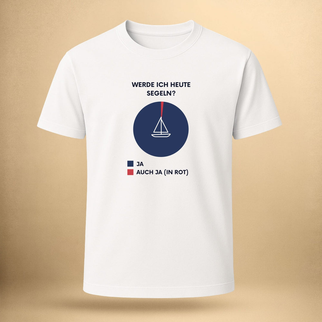 Werde ich heute segeln? – Unisex Premium Bio Shirt