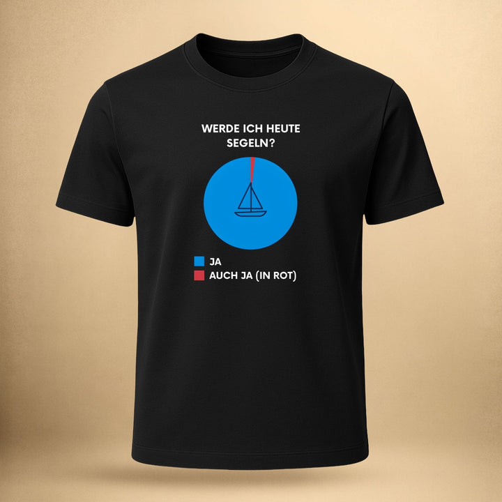 Werde ich heute segeln? – Unisex Premium Bio Shirt