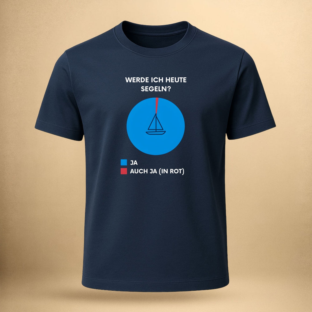 Werde ich heute segeln? – Unisex Premium Bio Shirt