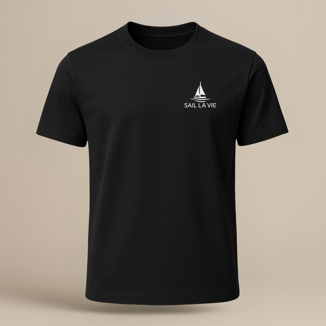 Sail La Vie - Bio-Shirt mit Stickerei