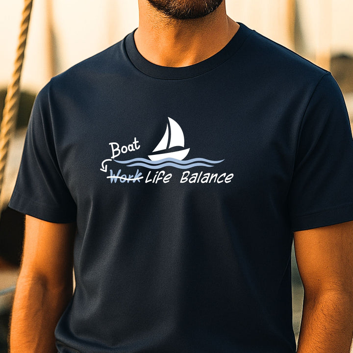 Boot Leben Balance - Bio Shirt