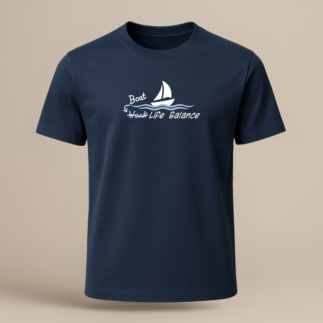 Boot Leben Balance - Bio Shirt