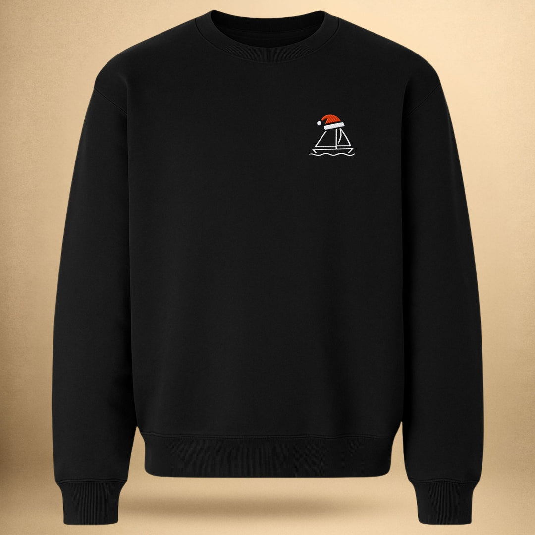 Santa Sailboat - Unisex Bio Oversize Sweatshirt