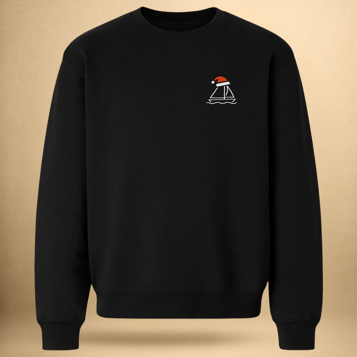 Santa Sailboat - Unisex Bio Sweatshirt