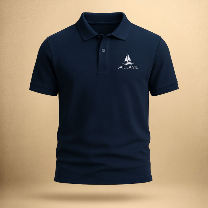 Sail La Vie - Bio-Poloshirt mit Stickerei