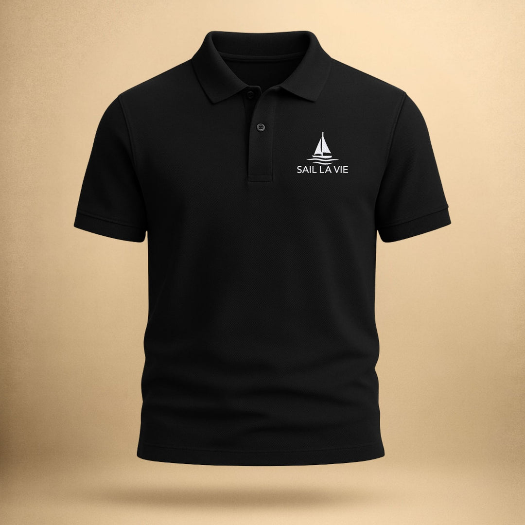 Sail La Vie - Bio-Poloshirt mit Stickerei
