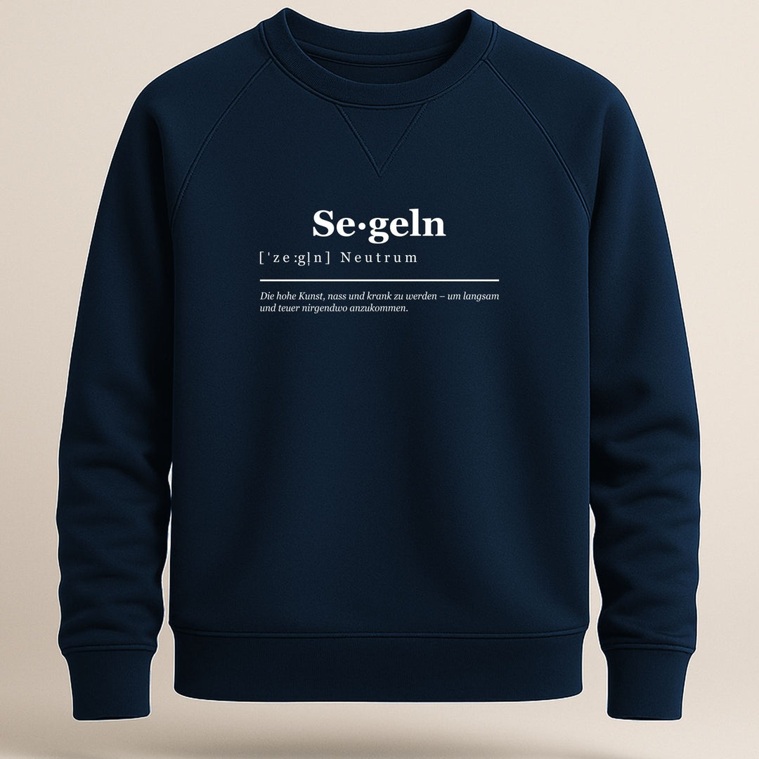 Segeln Definition V1 - Bio Raglan Sweatshirt