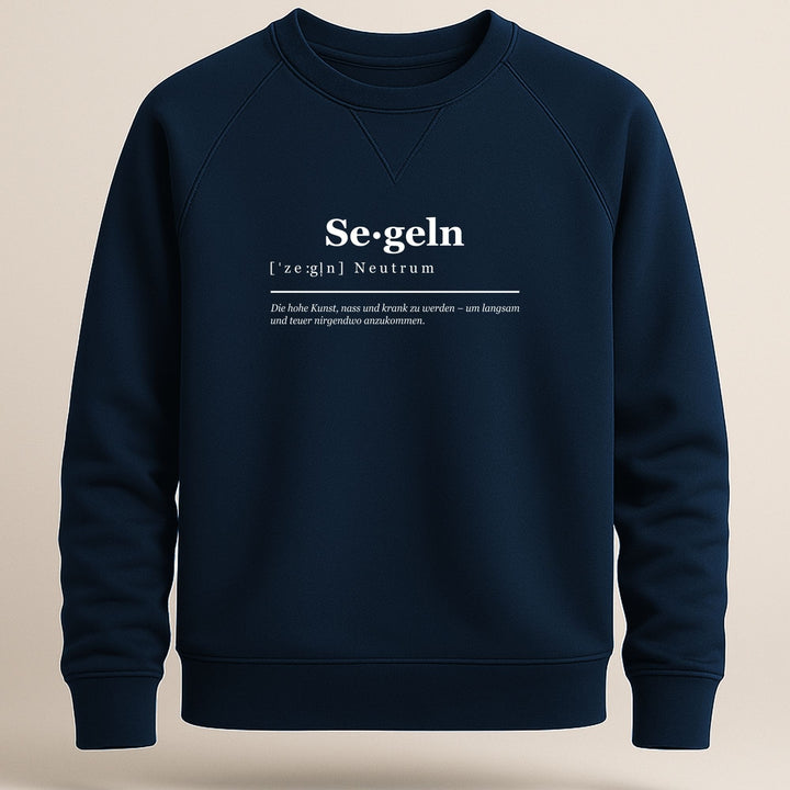 Segeln Definition V1 - Bio Raglan Sweatshirt