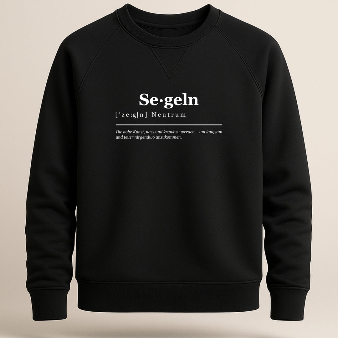 Segeln Definition V1 - Bio Raglan Sweatshirt