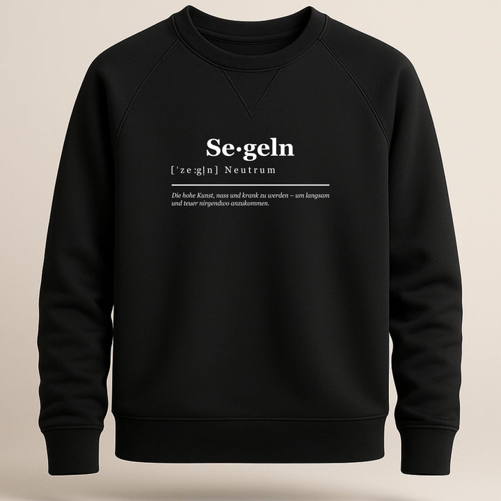 Segeln Definition V1 - Bio Raglan Sweatshirt