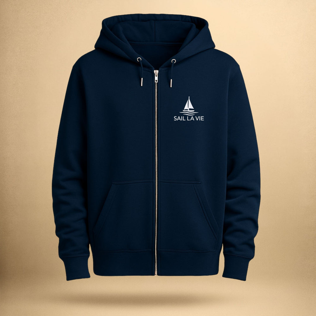 Sail La Vie – Unisex Bio Zip Hoodie