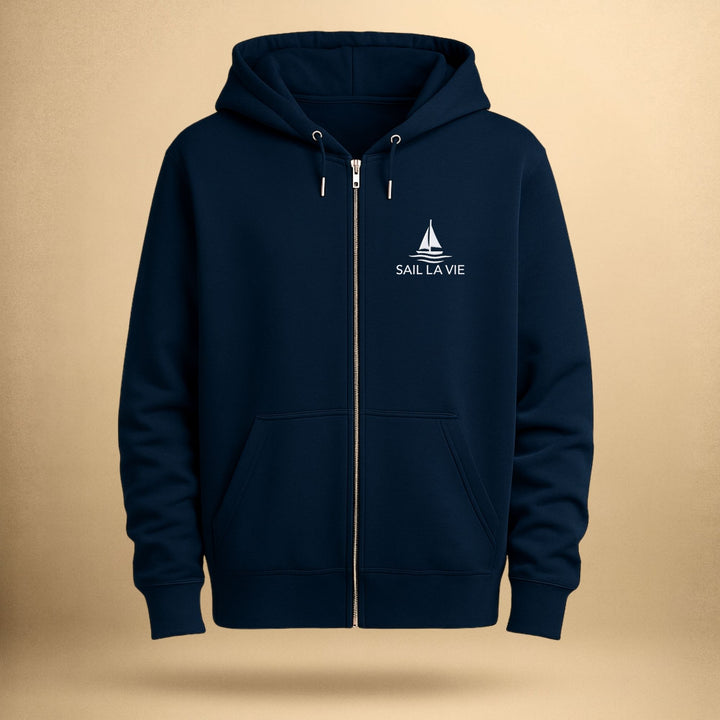 Sail La Vie – Unisex Bio Zip Hoodie