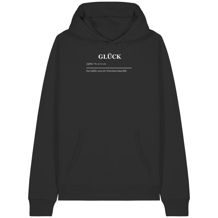 Glück Definition - Organic Raglan Hoodie